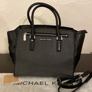 Michael Kors Microstudded Large Satchel